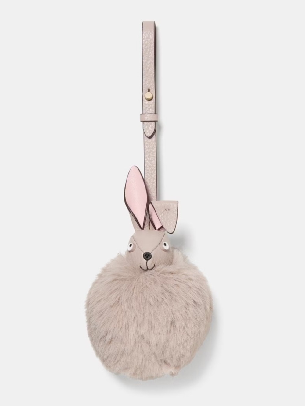kate spade Blush Bunny Pom Pom Bag Charm